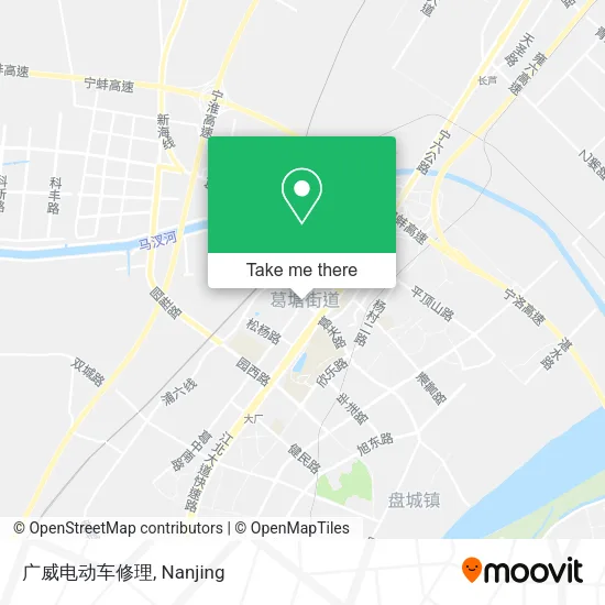 广威电动车修理 map