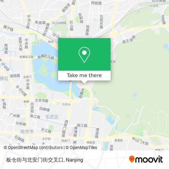 板仓街与北安门街交叉口 map