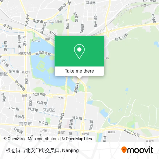 板仓街与北安门街交叉口 map