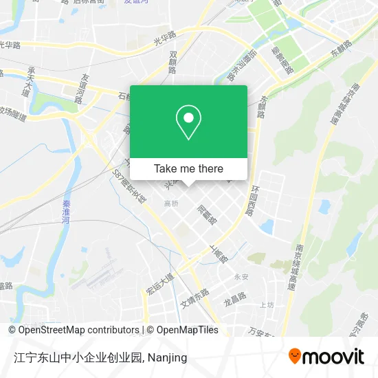 江宁东山中小企业创业园 map