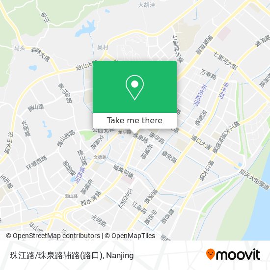 珠江路/珠泉路辅路(路口) map