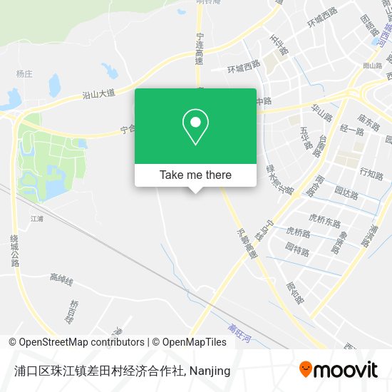 浦口区珠江镇差田村经济合作社 map