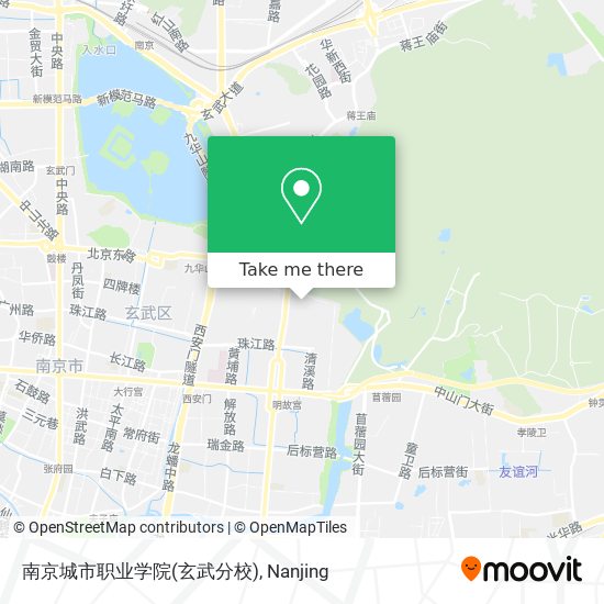 南京城市职业学院(玄武分校) map
