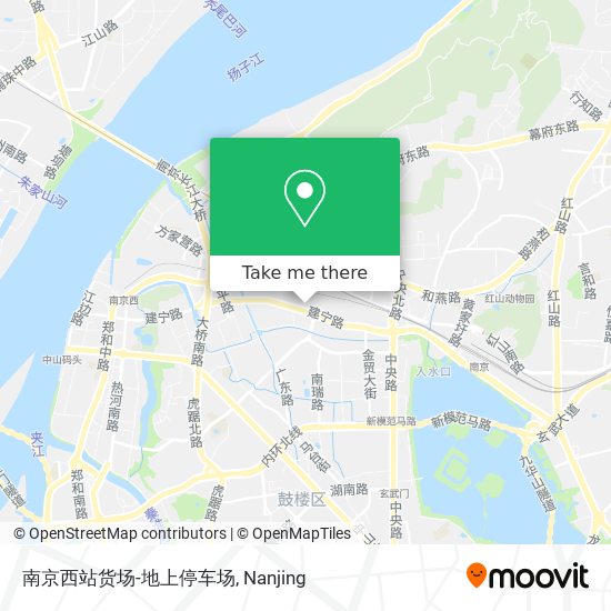 南京西站货场-地上停车场 map