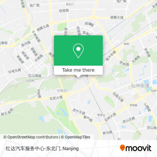 红达汽车服务中心-东北门 map