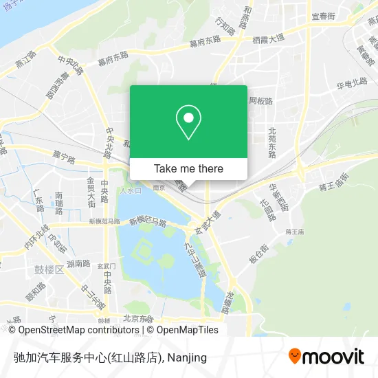 驰加汽车服务中心(红山路店) map