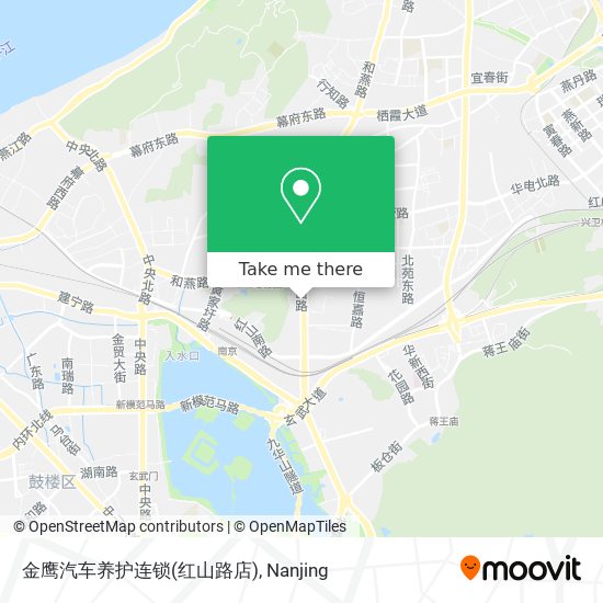 金鹰汽车养护连锁(红山路店) map