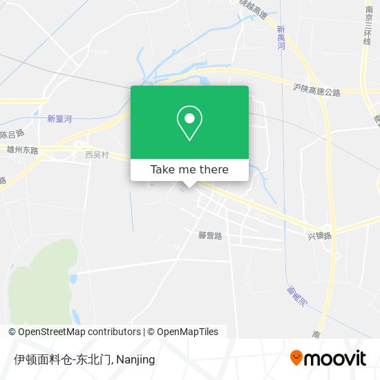 伊顿面料仓-东北门 map