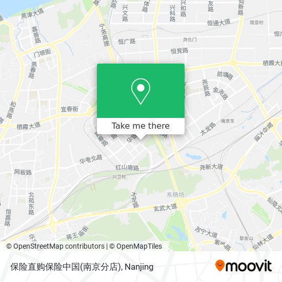 保险直购保险中国(南京分店) map