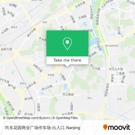 尚东花园商业广场停车场-出入口 map