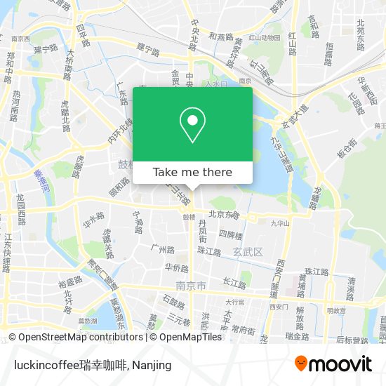 luckincoffee瑞幸咖啡 map