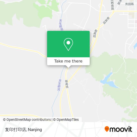 复印打印店 map