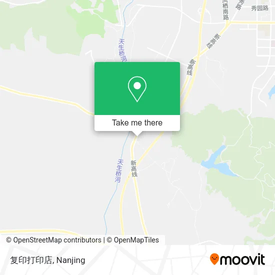 复印打印店 map
