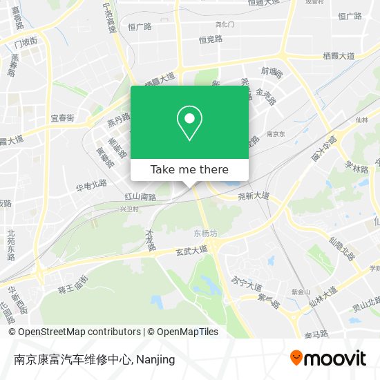 南京康富汽车维修中心 map