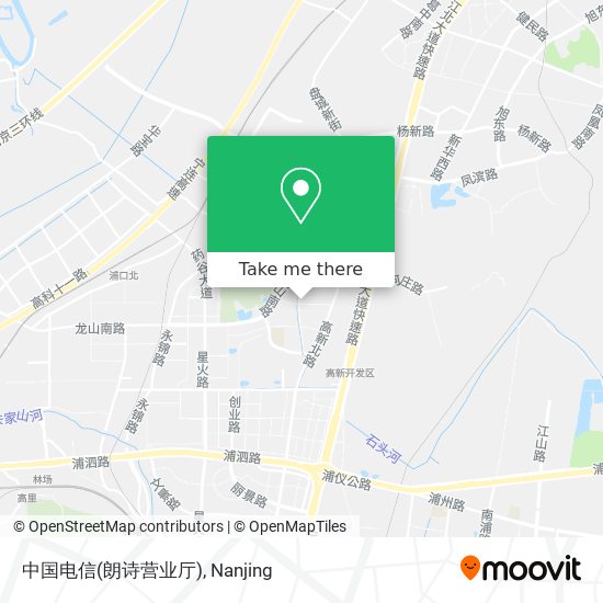 中国电信(朗诗营业厅) map