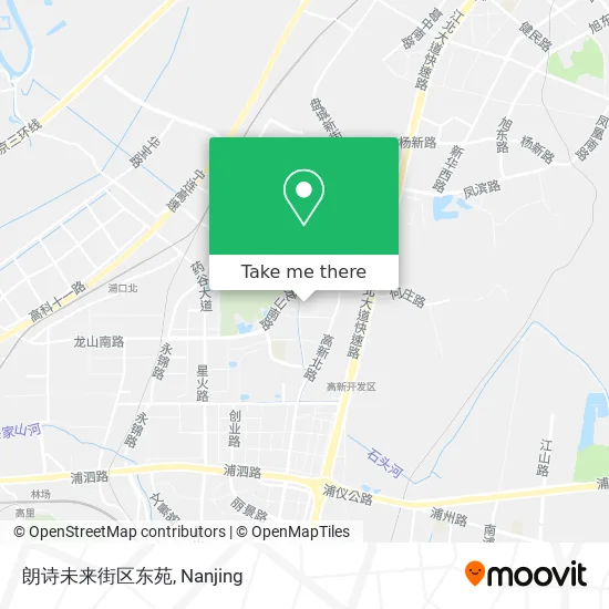 朗诗未来街区东苑 map