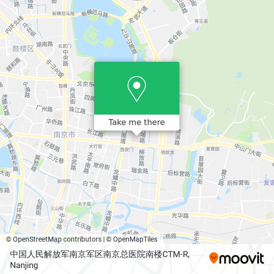 中国人民解放军南京军区南京总医院南楼CTM-R map