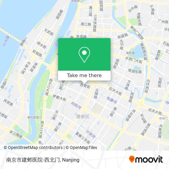 南京市建邺医院-西北门 map