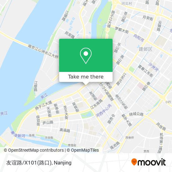 友谊路/X101(路口) map