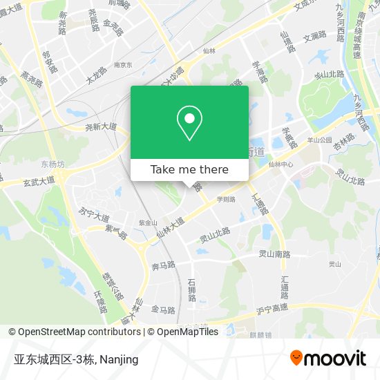 亚东城西区-3栋 map