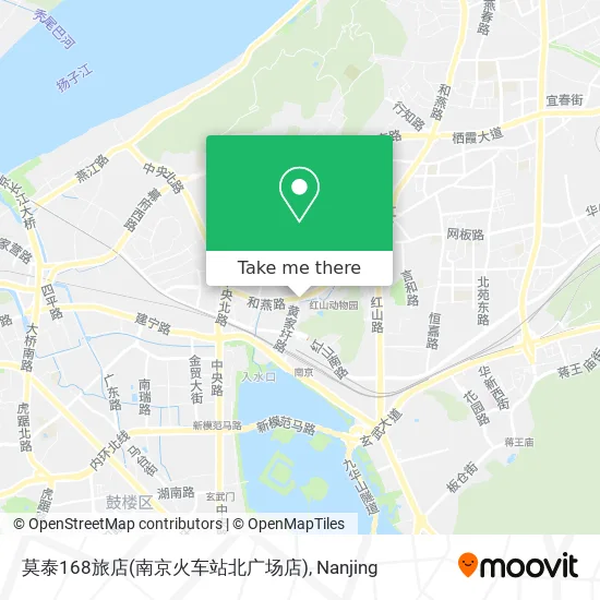 莫泰168旅店(南京火车站北广场店) map