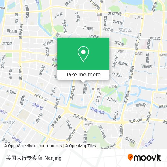 美国大行专卖店 map