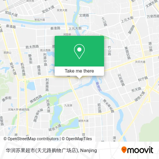 华润苏果超市(天元路购物广场店) map