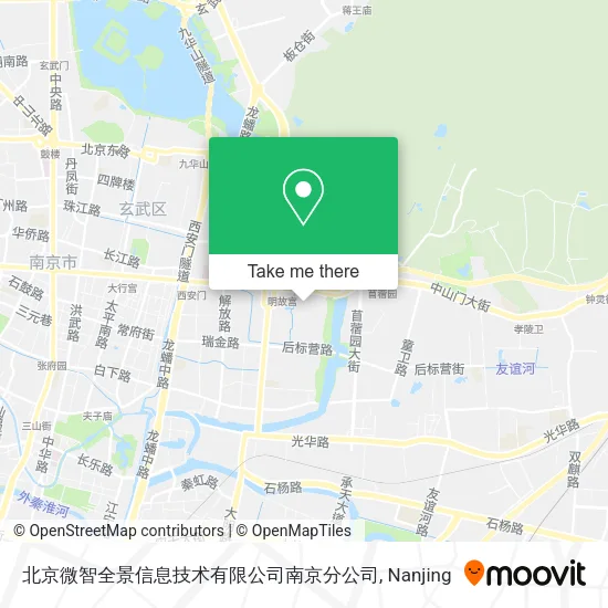 北京微智全景信息技术有限公司南京分公司 map