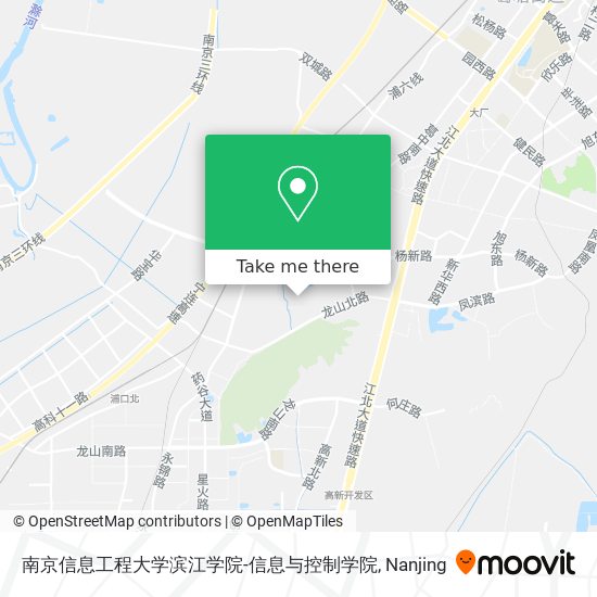 南京信息工程大学滨江学院-信息与控制学院 map