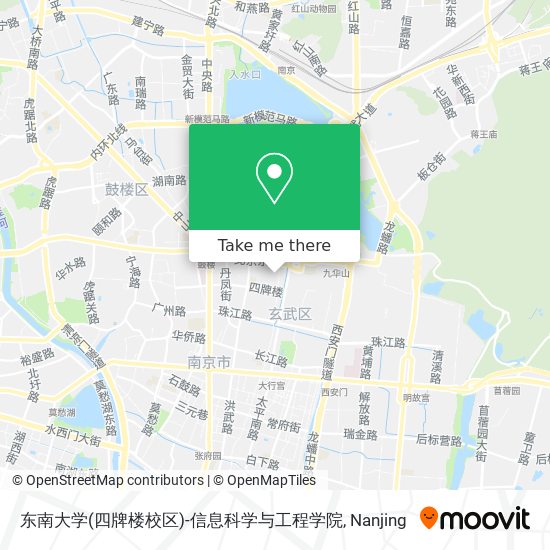 东南大学(四牌楼校区)-信息科学与工程学院 map