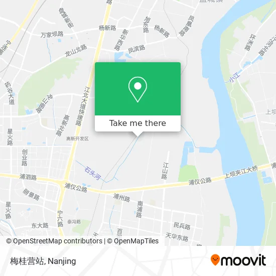 梅桂营站 map