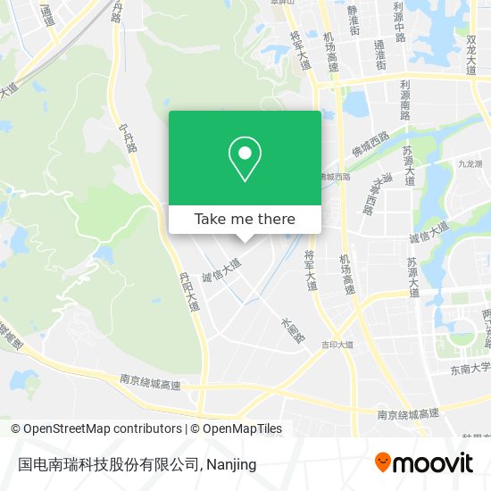 国电南瑞科技股份有限公司 map