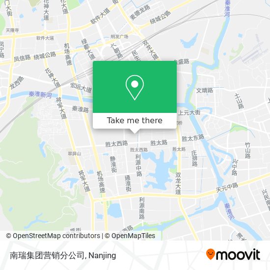 南瑞集团营销分公司 map