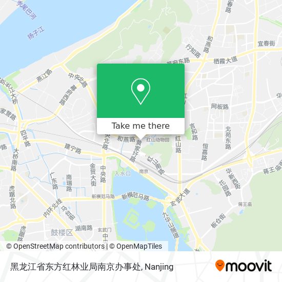黑龙江省东方红林业局南京办事处 map