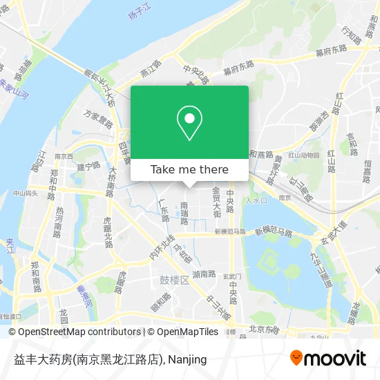 益丰大药房(南京黑龙江路店) map