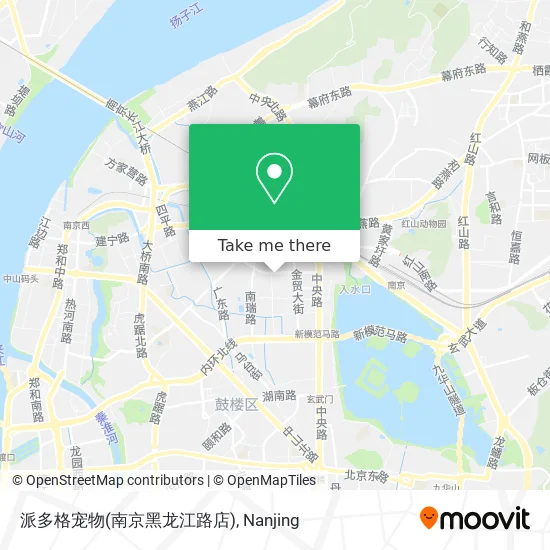 派多格宠物(南京黑龙江路店) map