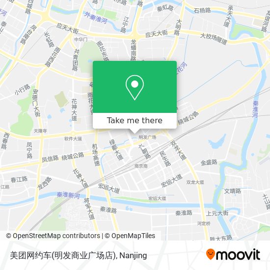 美团网约车(明发商业广场店) map