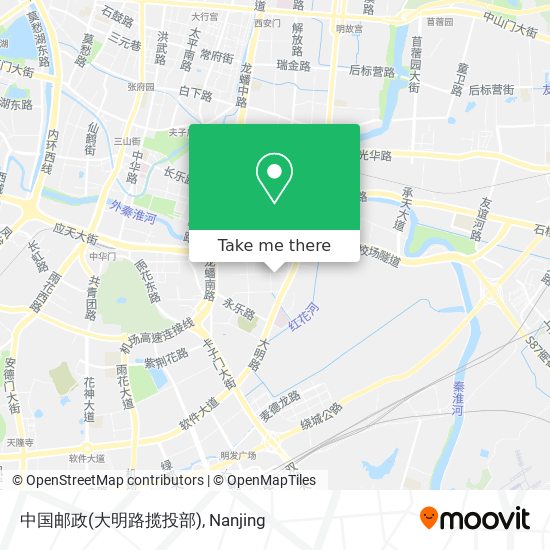 中国邮政(大明路揽投部) map