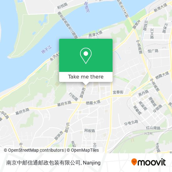 南京中邮信通邮政包装有限公司 map