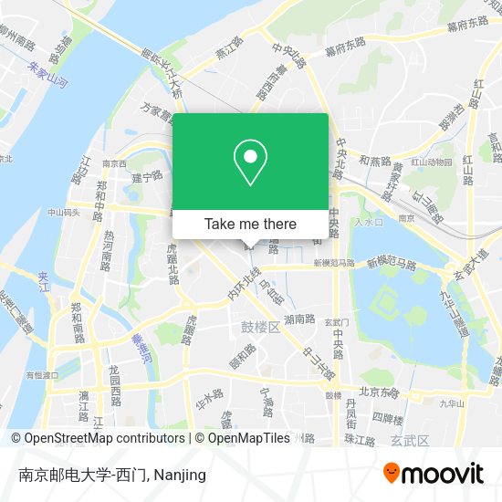 南京邮电大学-西门 map