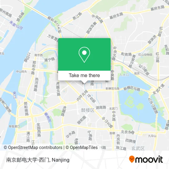 南京邮电大学-西门 map