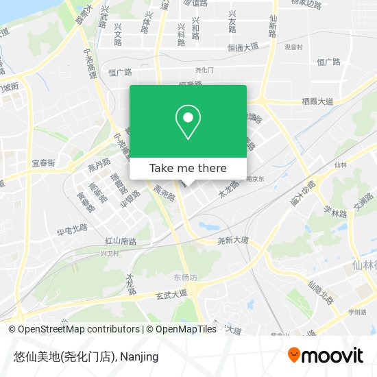 悠仙美地(尧化门店) map
