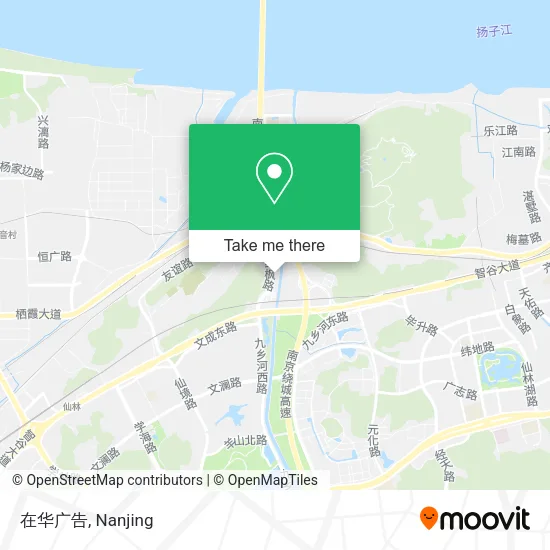在华广告 map