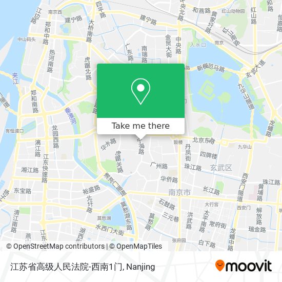 江苏省高级人民法院-西南1门 map