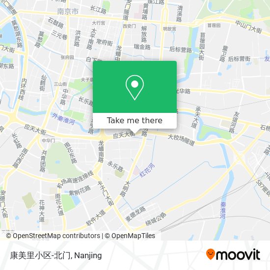 康美里小区-北门 map