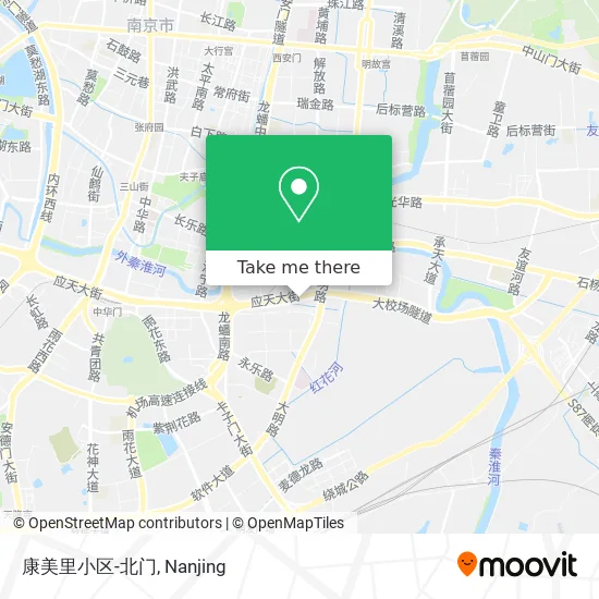 康美里小区-北门 map