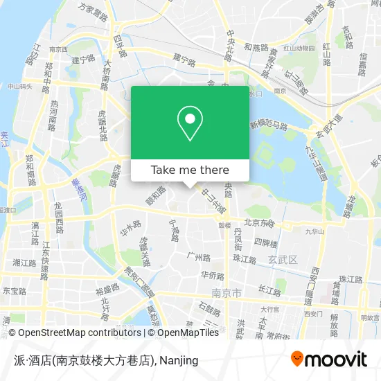 派·酒店(南京鼓楼大方巷店) map
