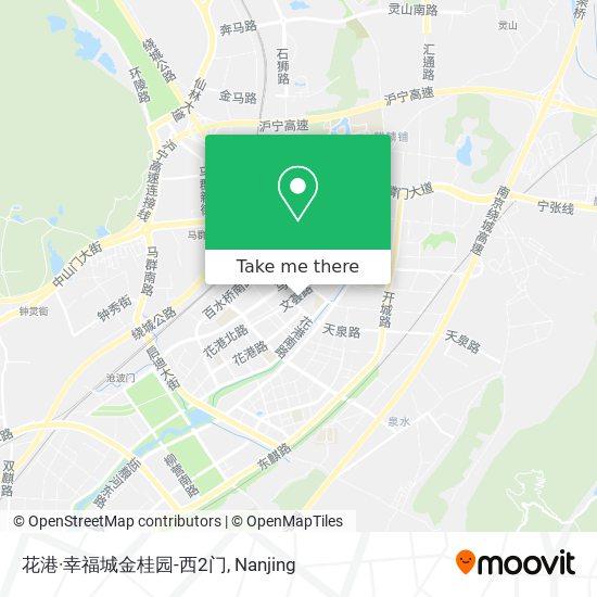 花港·幸福城金桂园-西2门 map