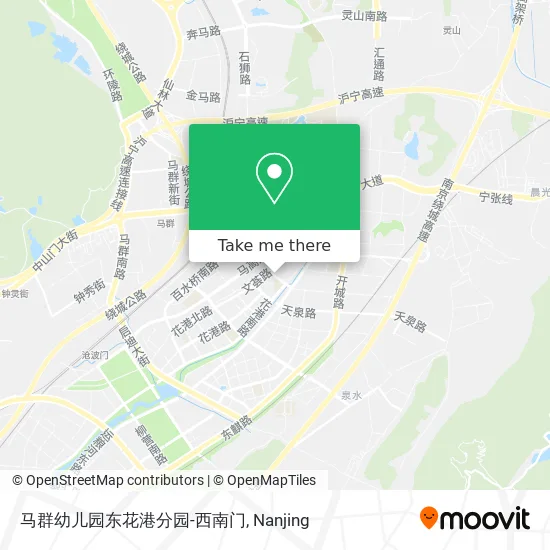 马群幼儿园东花港分园-西南门 map