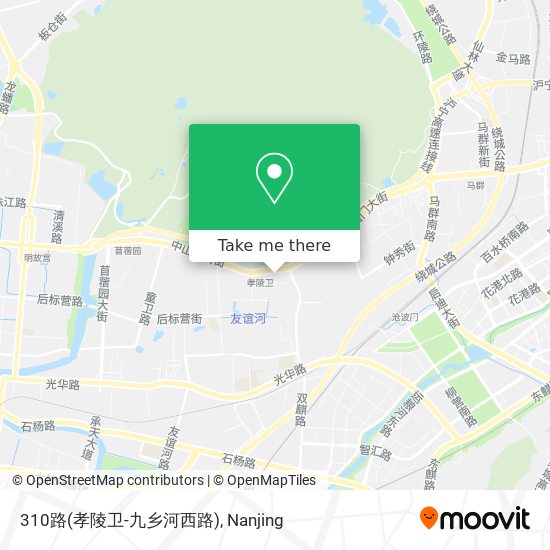 310路(孝陵卫-九乡河西路) map